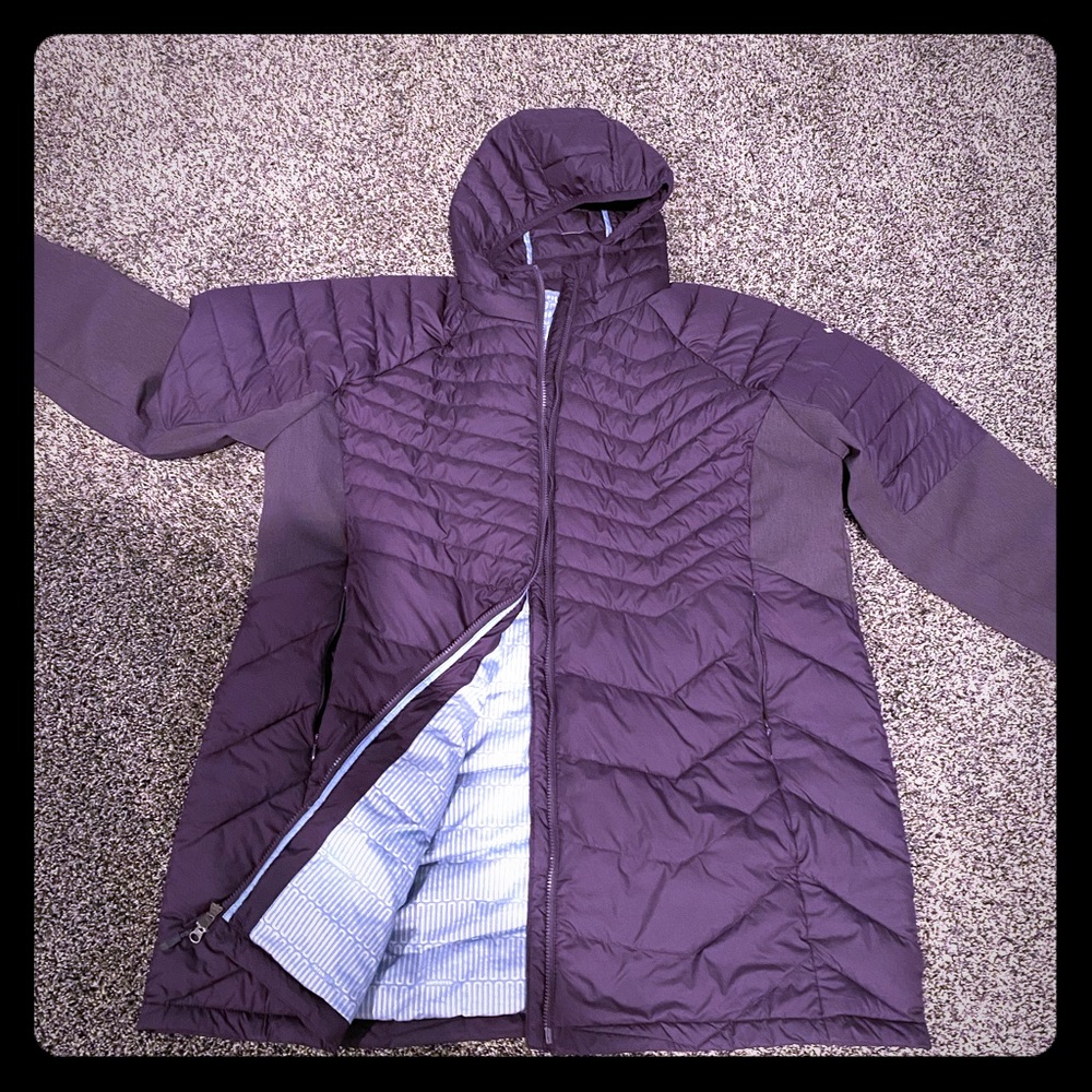 Colombia mid thigh winter coat